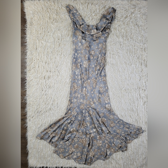 Denim & Supply Ralph Lauren Dresses & Skirts - Ralph Lauren Floral Sleeveless Satin Gown Size 12